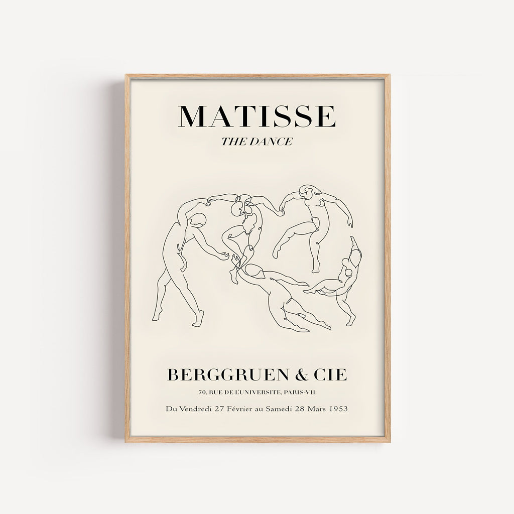 Matisse · The Dance – cuadro decorativo con marco natural | Studio MagArt
