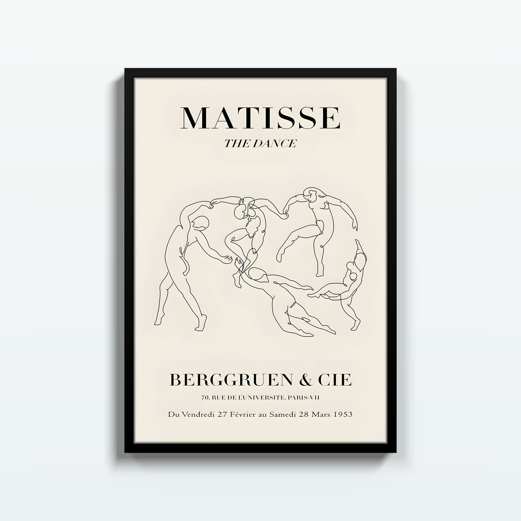 Matisse · The Dance – cuadro decorativo con marco negro | Studio MagArt