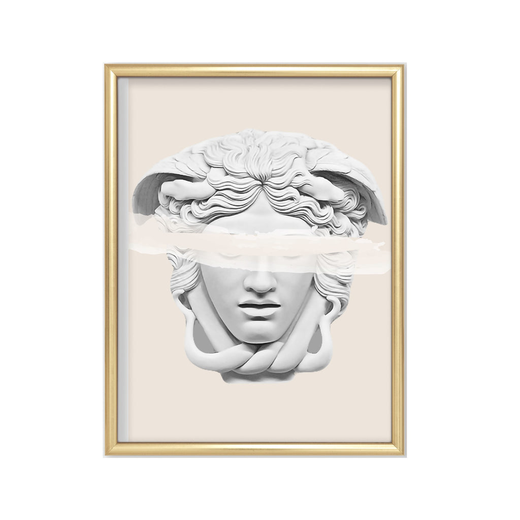 Medusa – cuadro decorativo con marco dorado | Studio MagArt