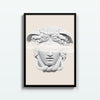 Medusa – cuadro decorativo con marco negro | Studio MagArt