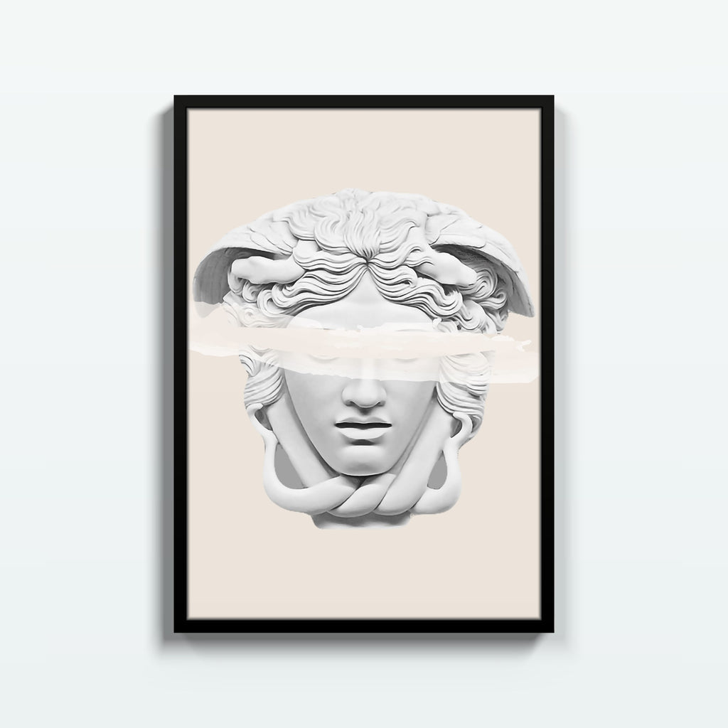 Medusa – cuadro decorativo con marco negro | Studio MagArt