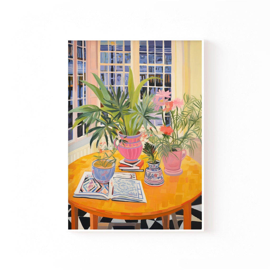 Mesa del Jardín cuadro decorativo para sala moderna | arte para hogar | Studio MagArt