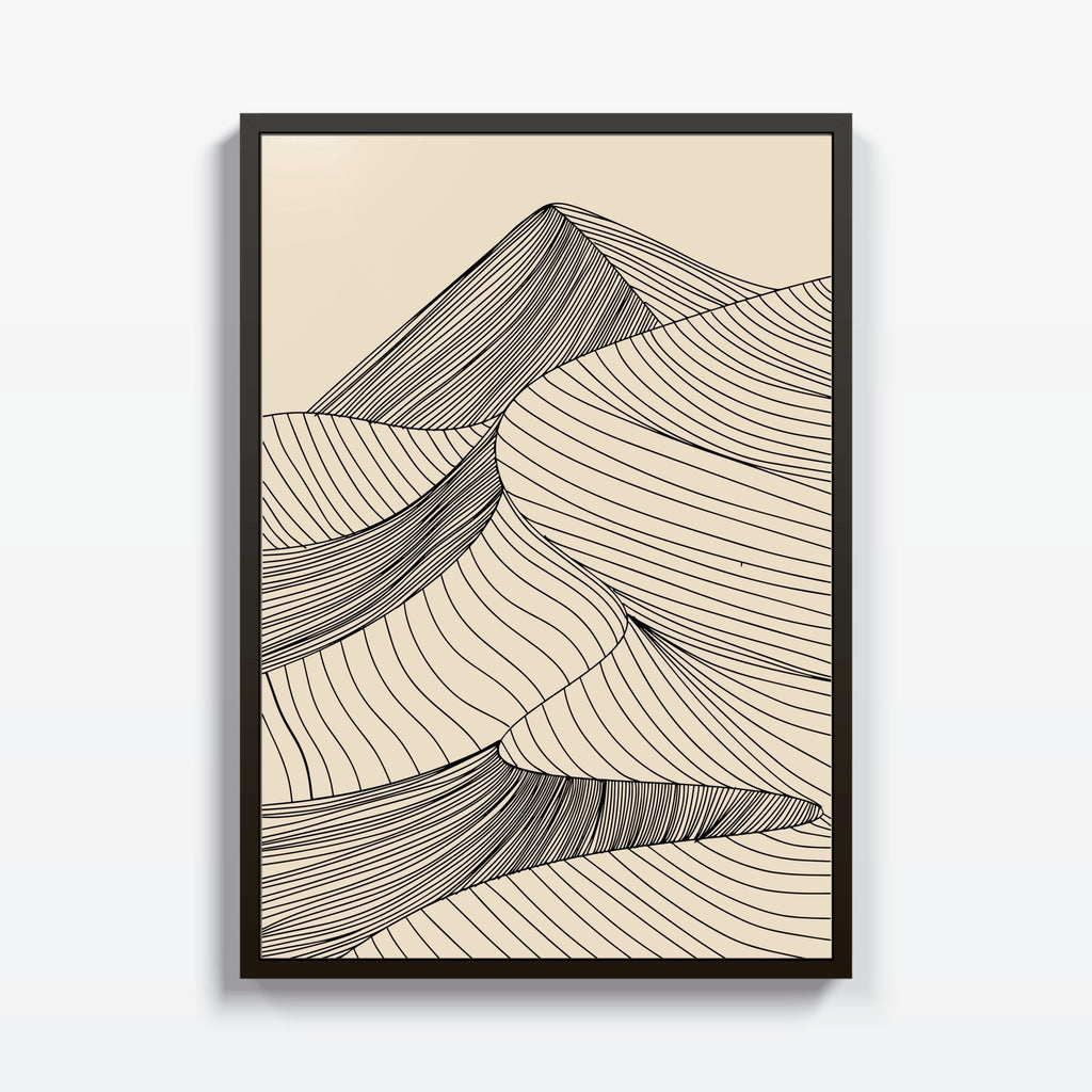 Montaña Abstracta cuadro decorativo para sala moderna | arte para hogar | Studio MagArt
