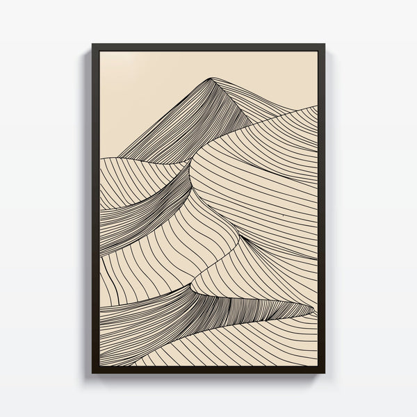 Montaña Abstracta cuadro decorativo para sala moderna | arte para hogar | Studio MagArt