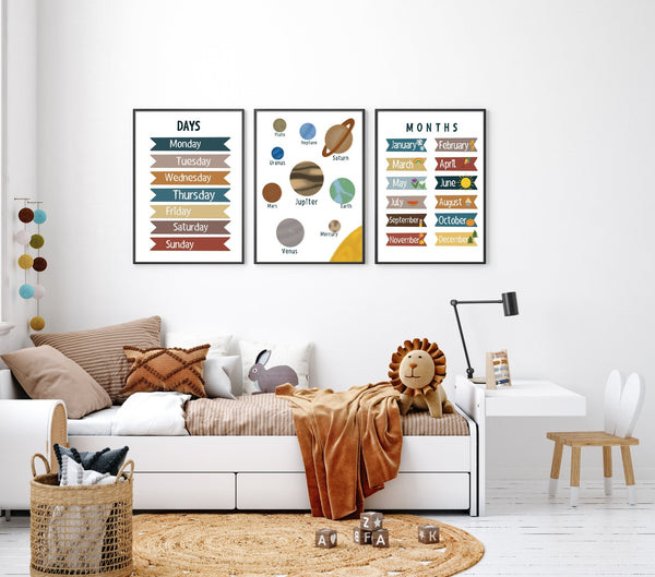 Months cuadro decorativo para sala moderna | arte para hogar | Studio MagArt