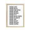 More Living – cuadro decorativo con marco dorado | Studio MagArt