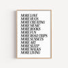 More Living – cuadro decorativo con marco natural | Studio MagArt