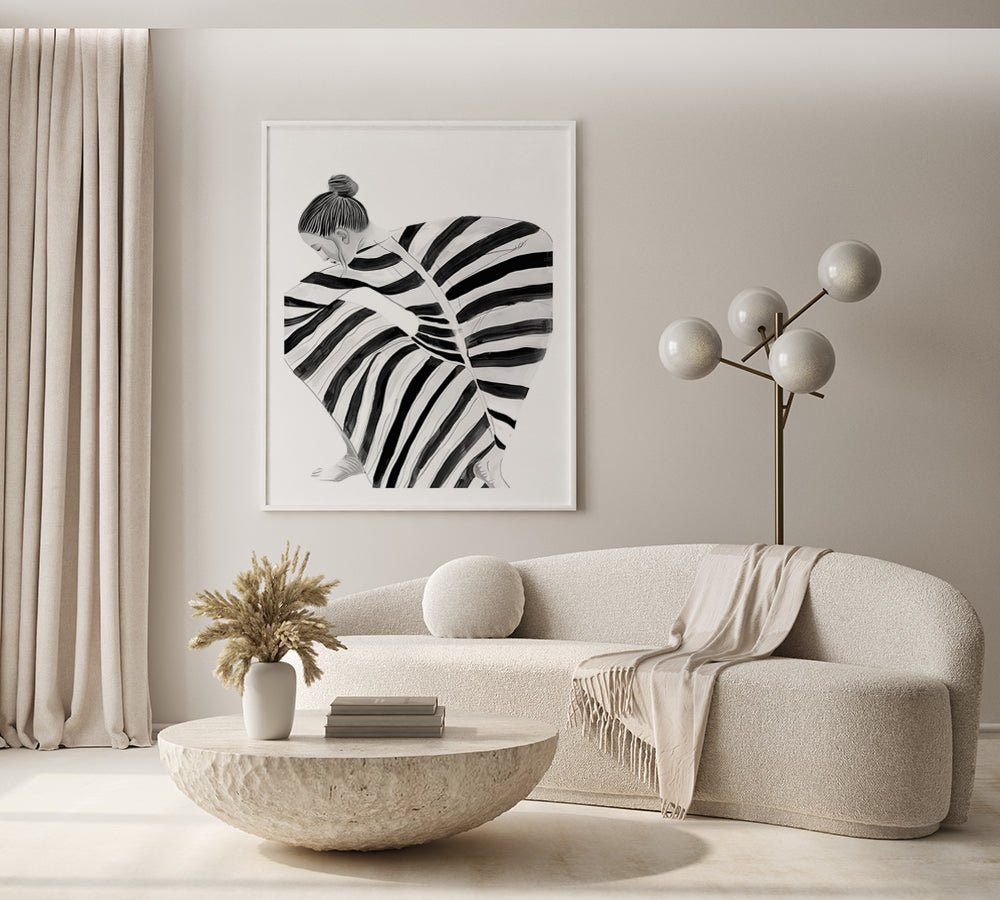 Mujer Abstracta cuadro decorativo para sala moderna | arte para hogar | Studio MagArt