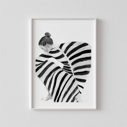 Mujer Abstracta cuadro decorativo para sala moderna | arte para hogar | Studio MagArt