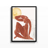Mujer Terracota cuadro decorativo para sala moderna | arte para hogar | Studio MagArt