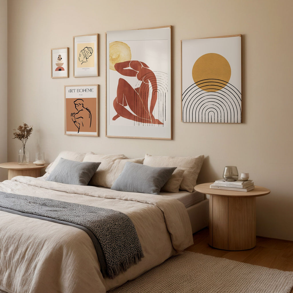 Mujer Terracota cuadro decorativo para sala moderna | arte para hogar | Studio MagArt