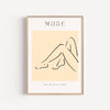 Muse en Reposo – cuadro decorativo con marco natural | Studio MagArt