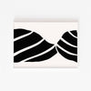 Olas Negras – cuadro decorativo con marco blanco | Studio MagArt