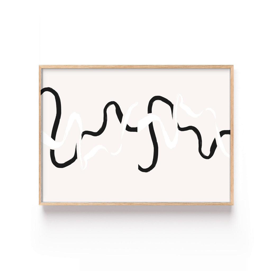 Onda Continua cuadro decorativo para sala moderna | arte para hogar | Studio MagArt