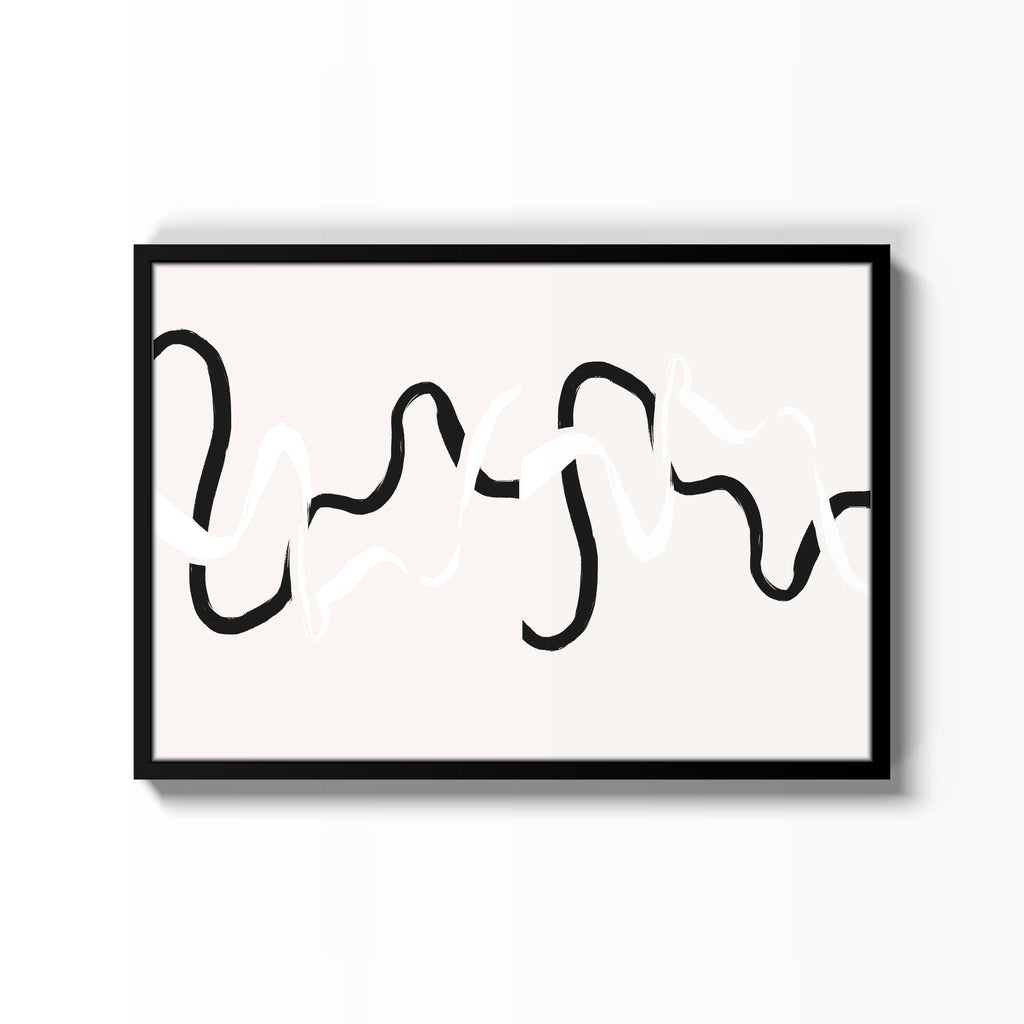 Onda Continua cuadro decorativo para sala moderna | arte para hogar | Studio MagArt