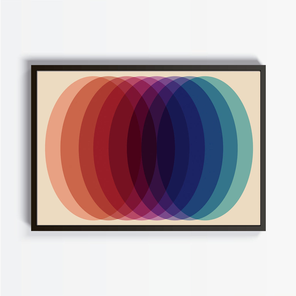 Ondas de Color cuadro decorativo para sala moderna | arte para hogar | Studio MagArt