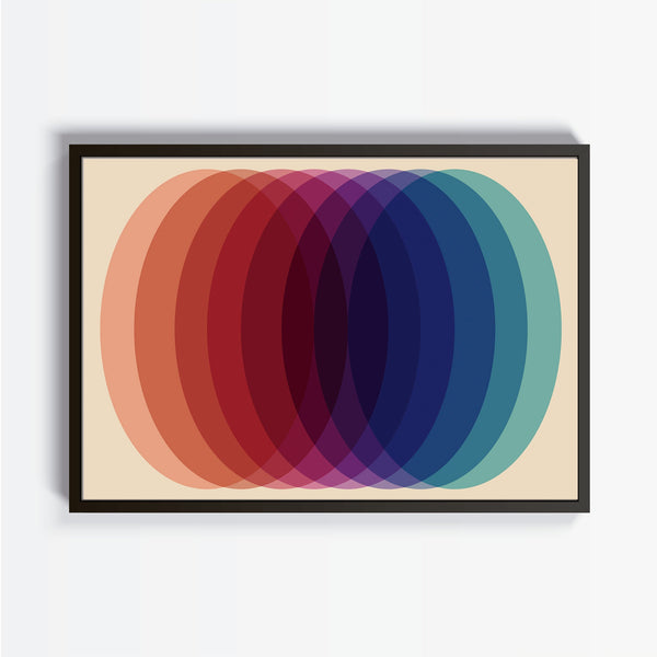 Ondas de Color cuadro decorativo para sala moderna | arte para hogar | Studio MagArt