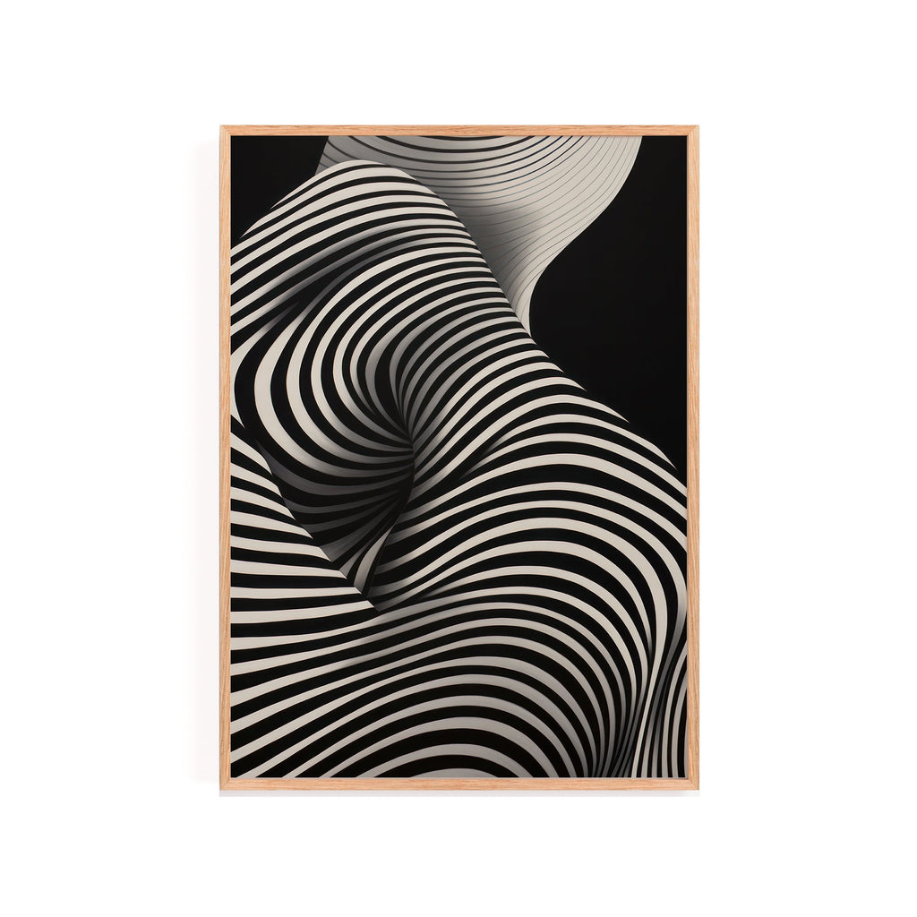 Ondas Hipnóticas cuadro decorativo para sala moderna | arte para hogar | Studio MagArt