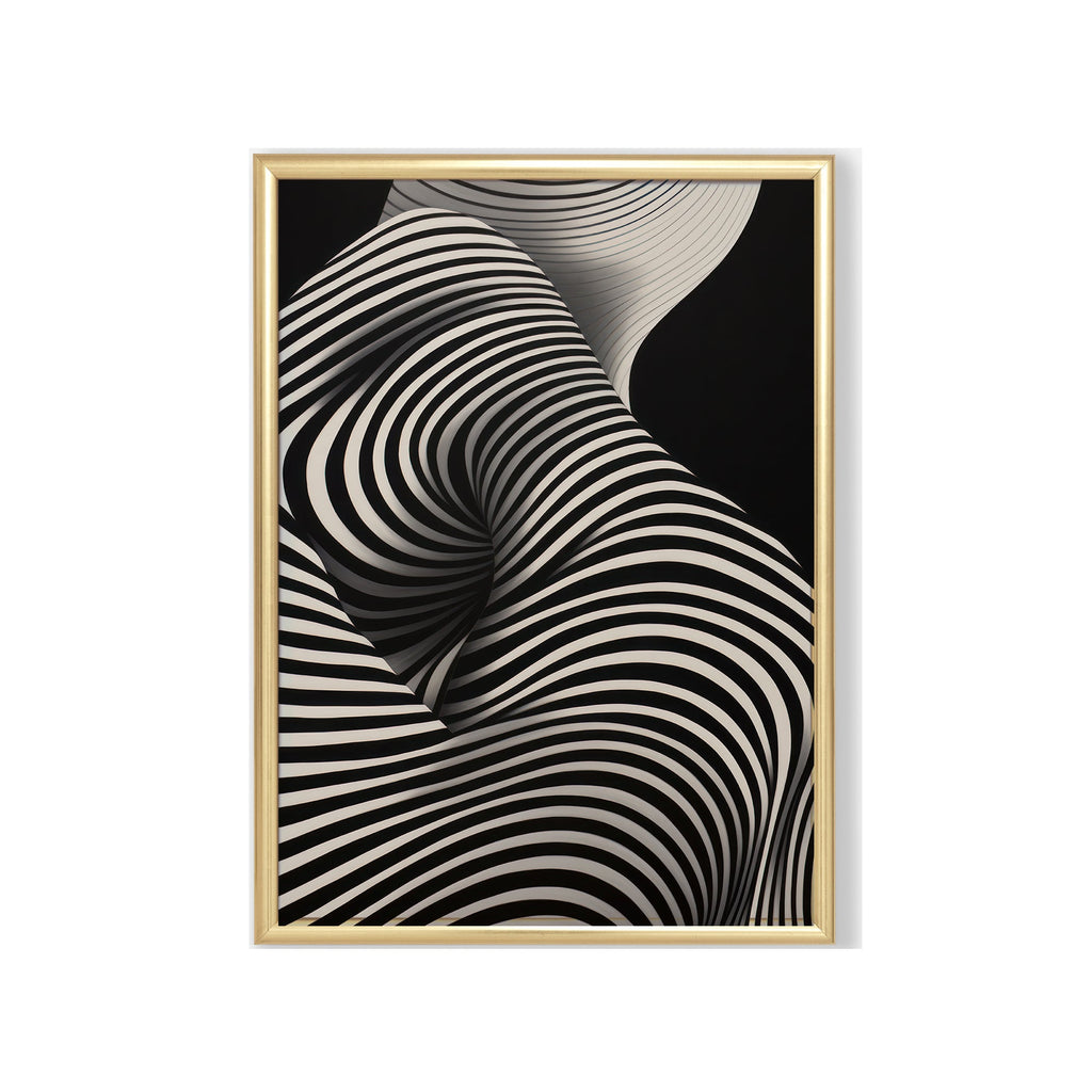 Ondas Hipnóticas cuadro decorativo para sala moderna | arte para hogar | Studio MagArt