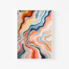 Ondas Psicodélicas – cuadro decorativo con marco blanco | Studio MagArt