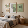 Ondas Verdes cuadro decorativo para sala moderna | arte para hogar | Studio MagArt