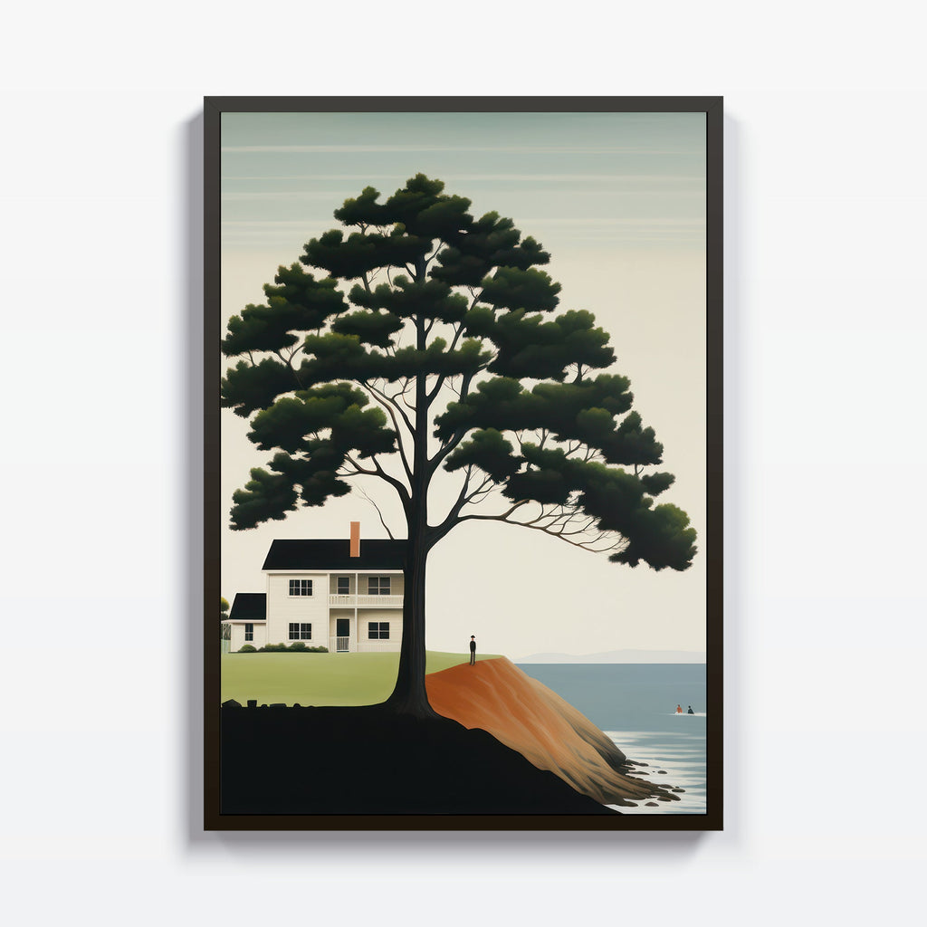 Paisaje de Invierno en Soledad cuadro decorativo para sala moderna | arte para hogar | Studio MagArt