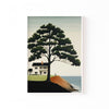Paisaje de Invierno en Soledad – cuadro decorativo con marco blanco | Studio MagArt