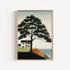 Paisaje de Invierno en Soledad – cuadro decorativo con marco natural | Studio MagArt