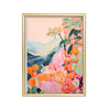 Paisaje Floral – cuadro decorativo con marco dorado | Studio MagArt
