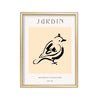 Pájaro del Jardín – cuadro decorativo con marco dorado | Studio MagArt