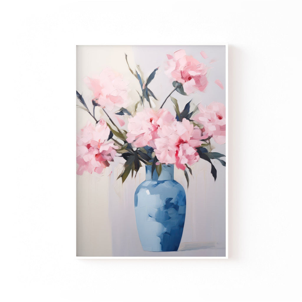 Peonías Rosas cuadro decorativo para sala moderna | arte para hogar | Studio MagArt