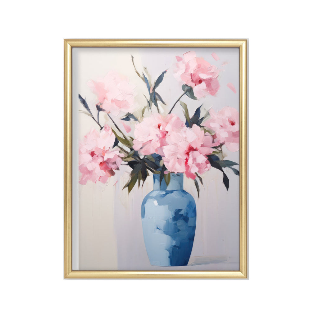 Peonías Rosas cuadro decorativo para sala moderna | arte para hogar | Studio MagArt