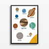 Planets cuadro decorativo para sala moderna | arte para hogar | Studio MagArt