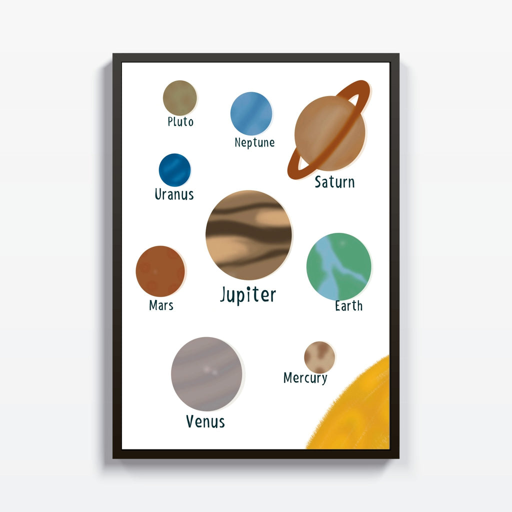 Planets cuadro decorativo para sala moderna | arte para hogar | Studio MagArt