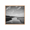 Playa en Blanco y Negro cuadro decorativo para sala moderna | arte para hogar | Studio MagArt