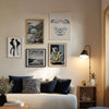 Playa en Blanco y Negro cuadro decorativo para sala moderna | arte para hogar | Studio MagArt