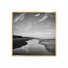 Playa en Blanco y Negro cuadro decorativo para sala moderna | arte para hogar | Studio MagArt