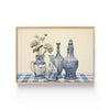 Porcelana Azul – cuadro decorativo con marco natural | Studio MagArt
