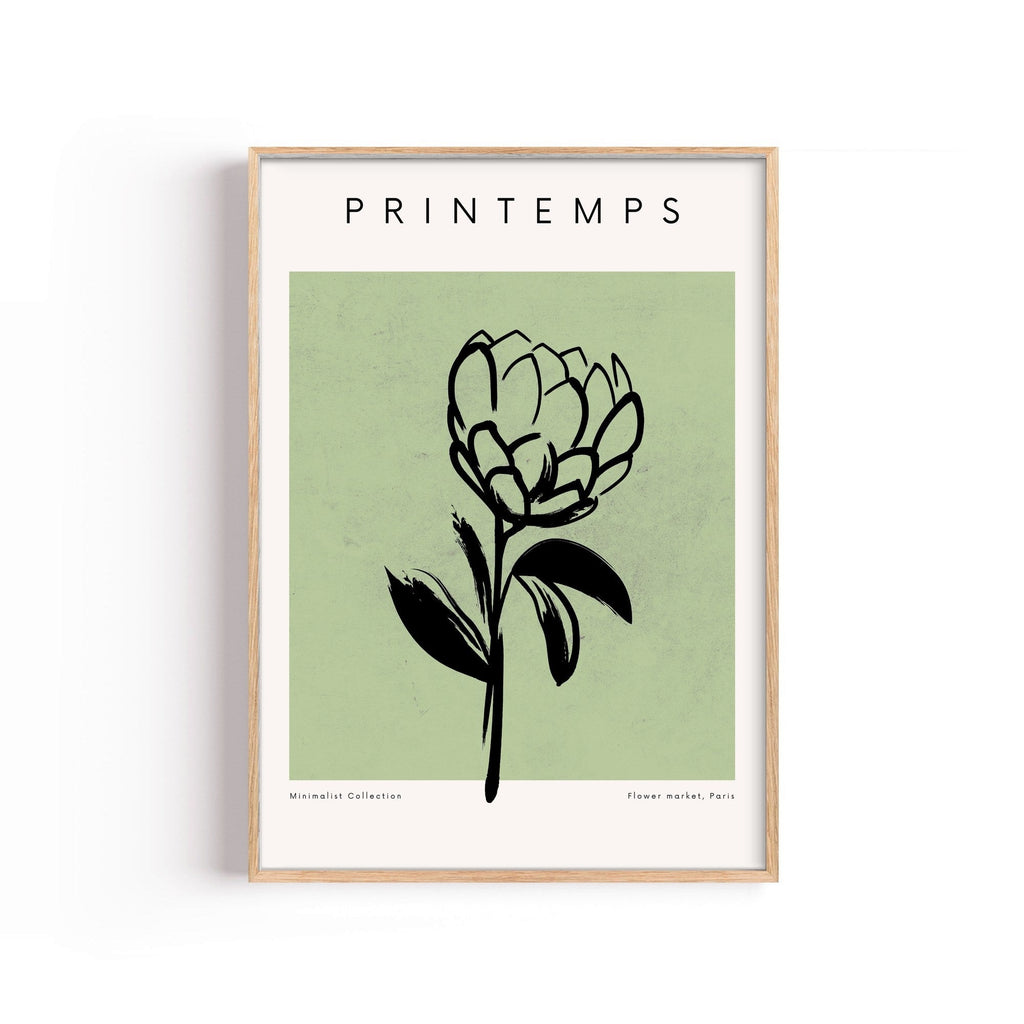 Printemps Alcachofa cuadro decorativo para sala moderna | arte para hogar | Studio MagArt