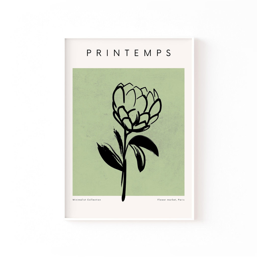 Printemps Alcachofa cuadro decorativo para sala moderna | arte para hogar | Studio MagArt