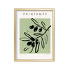 Printemps Olivo – cuadro decorativo con marco dorado | Studio MagArt