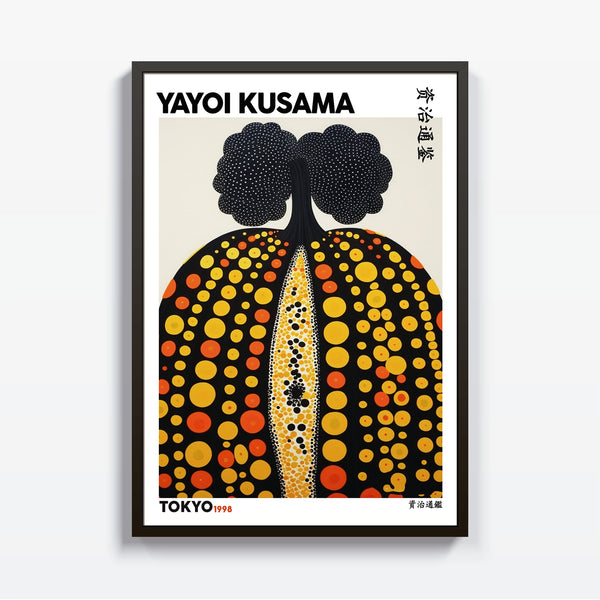 Pumkin Dots Yayoi Kusama cuadro decorativo para sala moderna | arte para hogar | Studio MagArt