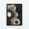 Puntos Ancestrales – cuadro decorativo con marco negro | Studio MagArt