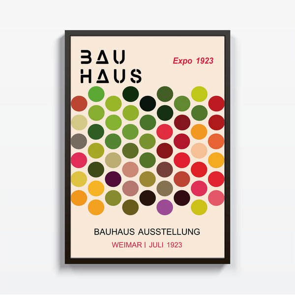 Puntos Weimar 1923 Bauhaus cuadro decorativo para sala moderna | arte para hogar | Studio MagArt