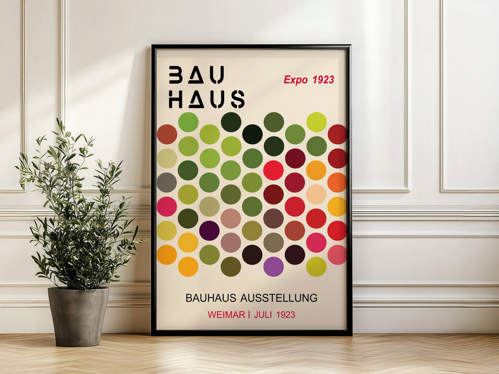 Puntos Weimar 1923 Bauhaus cuadro decorativo para sala moderna | arte para hogar | Studio MagArt