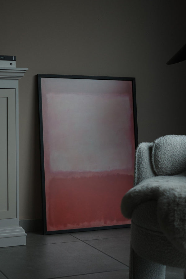 "Red on Pink" (1960) – Mark Rothko cuadro decorativo para sala moderna | arte para hogar | Studio MagArt