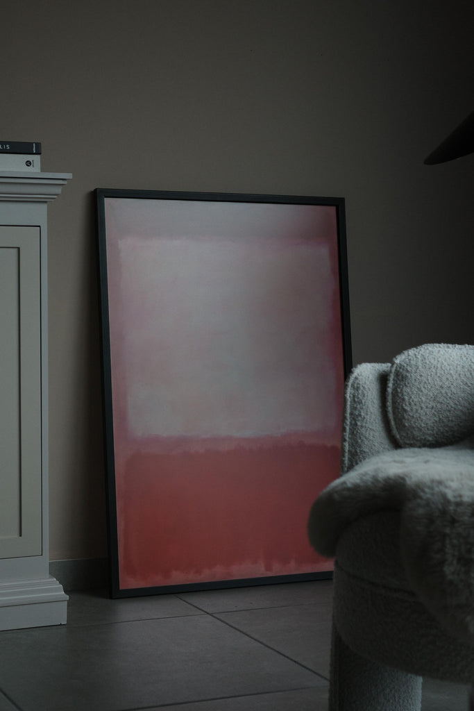 "Red on Pink" (1960) – Mark Rothko cuadro decorativo para sala moderna | arte para hogar | Studio MagArt