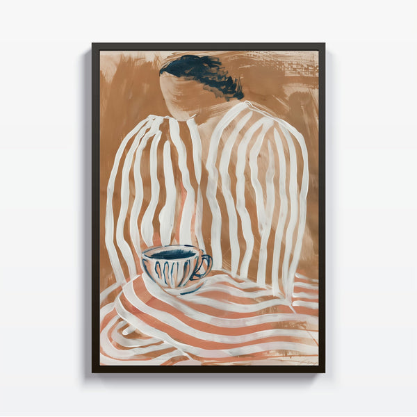 Reflejo de serenidad: la belleza en los pequeños momentos cuadro decorativo moderno para hogar | Studio MagArt