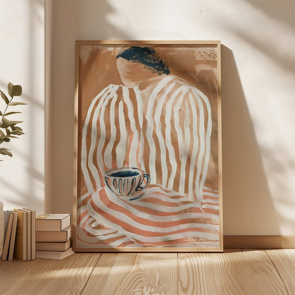 Reflejo de serenidad: la belleza en los pequeños momentos cuadro decorativo para sala moderna | arte para hogar | Studio MagArt