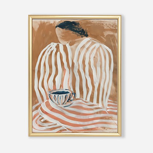 Reflejo de serenidad: la belleza en los pequeños momentos cuadro decorativo para sala moderna | arte para hogar | Studio MagArt